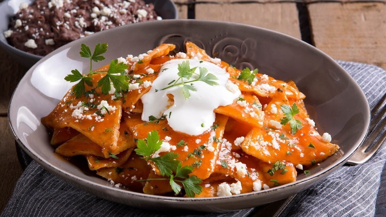 Chilaquiles Knorr Professional Caldo de Pollo con Tomate