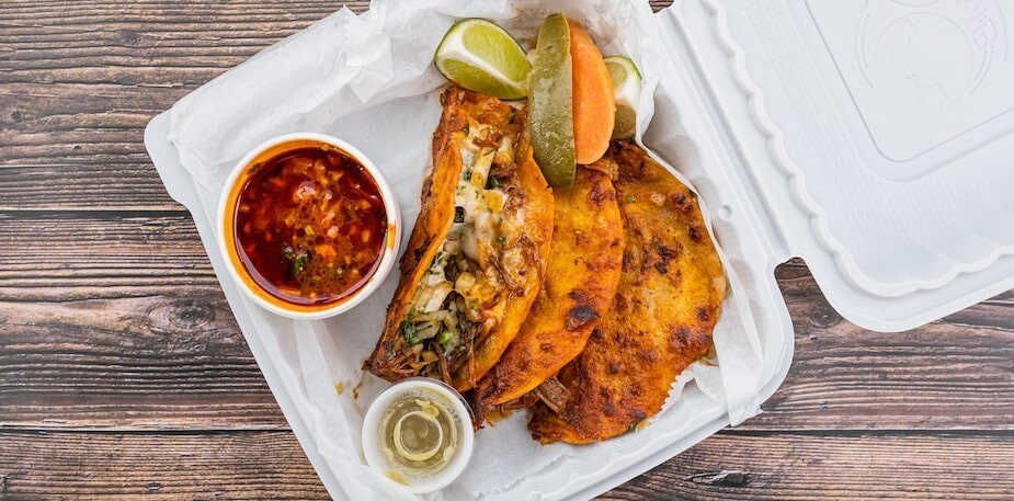 Receta  Quesabirrias de setas