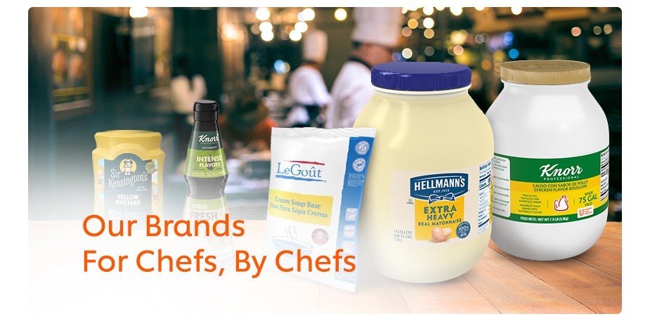 Discover Our Unilever Chef-Trusted Brands