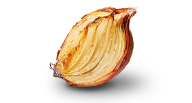 Oven-roasted onion