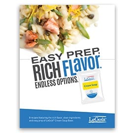 Download your free Cream Soup Base recipe book Download your free Cream Soup Base recipe book