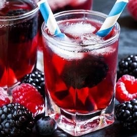 Pomegranate and Wild Berry Iced Tea Pomegranate and Wild Berry Iced Tea