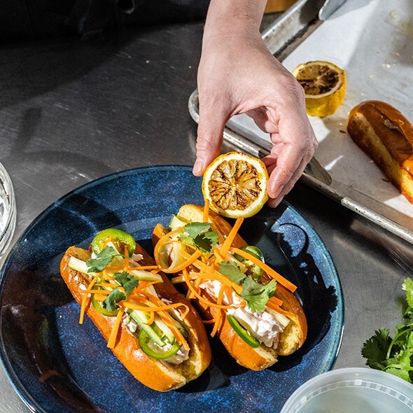 Banh Mi Style Lobster Roll