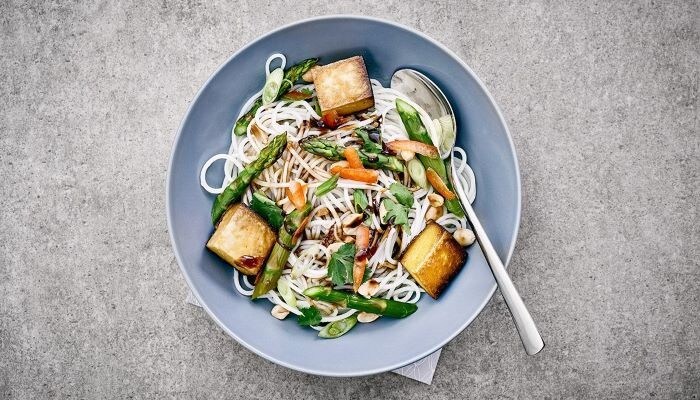 Vegan pasta dish Vegan pasta dish
