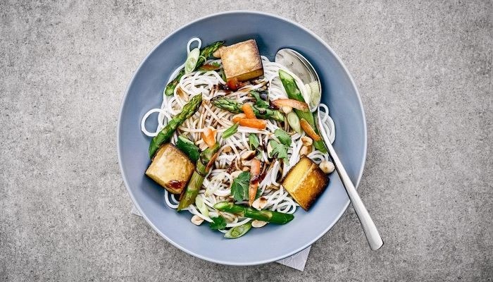 Vegan pasta dish Vegan pasta dish
