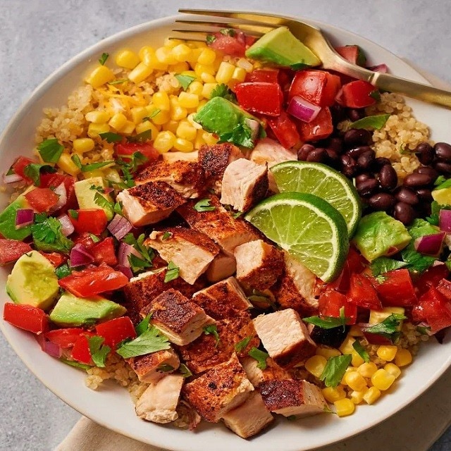 Southwest Grilled Chicken Burrito Bowl