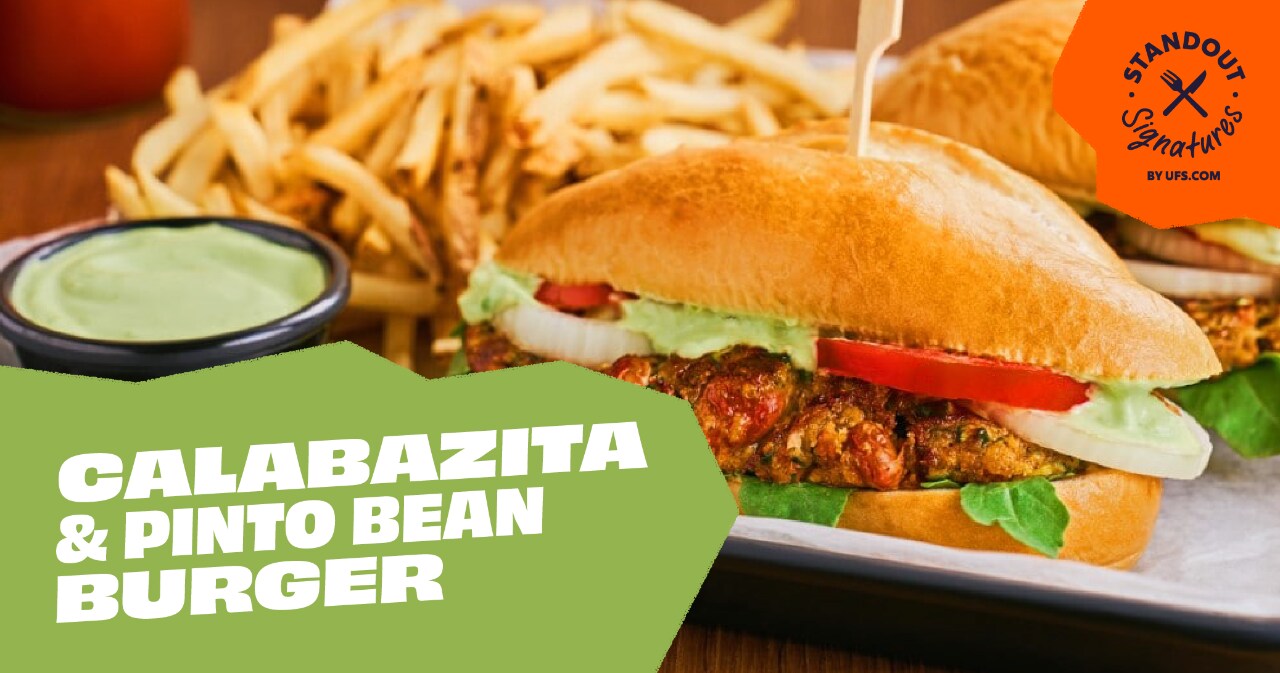 Calabazita & Pinto Bean Burger