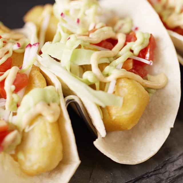Watch Chef Einav Gefen Prepare Baja Style Fish Tacos with Halibut