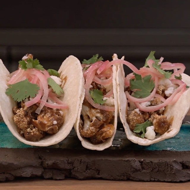 Cauliflower Mole Tacos Cauliflower Mole Tacos