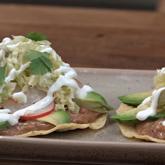Watch Chef Dana Cohen Prepare Red Bean Tostada