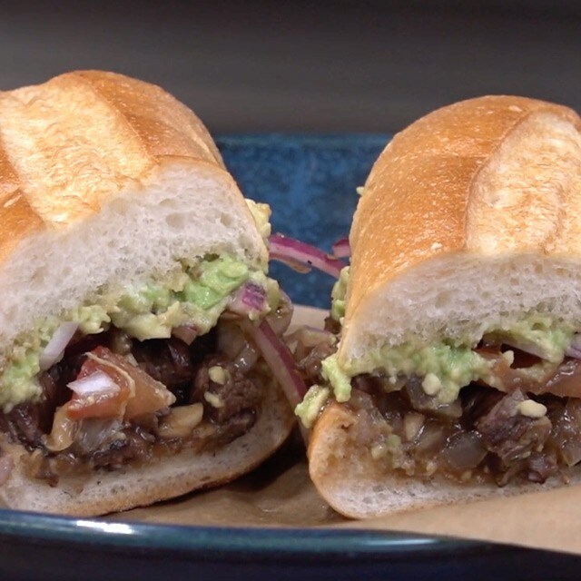 Watch Chef Dana Cohen Prepare Tijuana Style Carne Asada Torta
