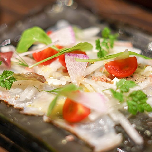 Carpaccio at D.O.M Restaurant