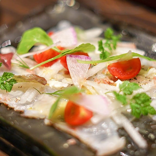 Carpaccio at D.O.M Restaurant