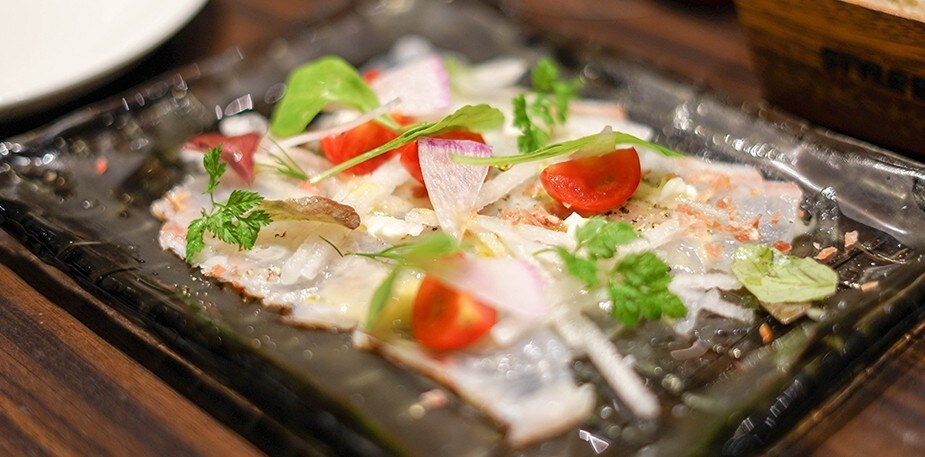 Carpaccio at D.O.M Restaurant