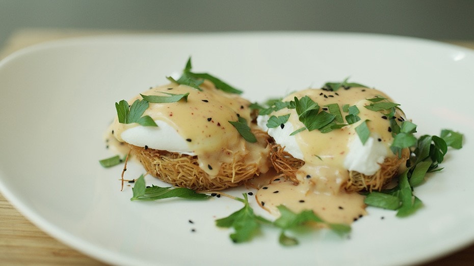 Middle Eastern Eggs Benedict