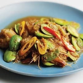 Stir Fried Shrimp with Bitter Beans Stir Fried Shrimp with Bitter Beans