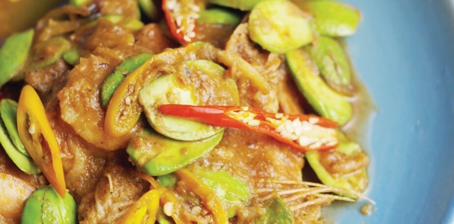 Stir Fried Salted Shrimp with Bitter Beans