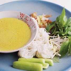Southern Thai Rice Noodles with Baracuda Southern Thai Rice Noodles with Baracuda
