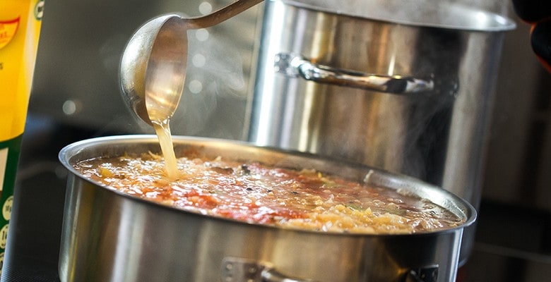 soup in pot soup in pot