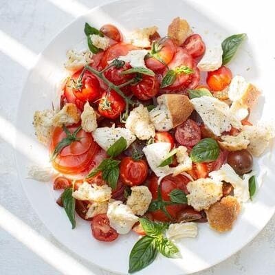 tomato and basil salad tomato and basil salad