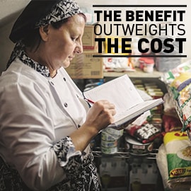 The Benefit Outweighs the Cost The Benefit Outweighs the Cost