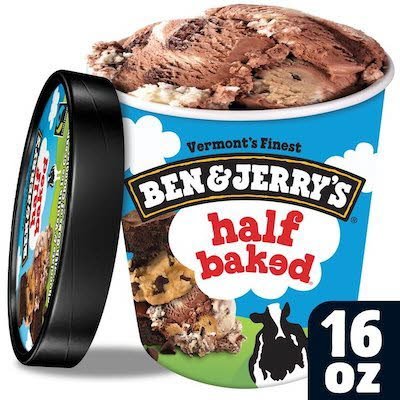 Ben & Jerry's Half Baked® 8 x 16 oz - 