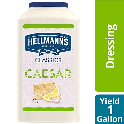 Hellmann's® Classics Caesar Dressing 4 x 1 gal - To your best salads with Hellmann's® Classics Caesar Dressing (4 x 1 gal) that looks, performs and tastes like you made it yourself.