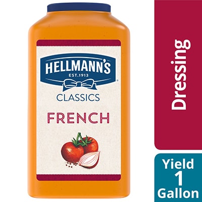 Hellmann's® Classics French Dressing 4 x 1 gal - To your best salads with Hellmann's® Classics French Dressing (4 x 1 gal) that looks, performs and tastes like you made it yourself.