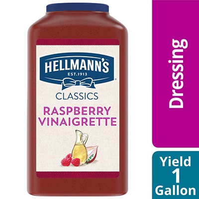 Hellmann's® Classics Raspberry Vinaigrette 4 x 1 gal - To your best salads with Hellmann's® Classics Raspberry Vinaigrette( 4 x 1 gal) dressing that looks, performs and tastes like you made it yourself.