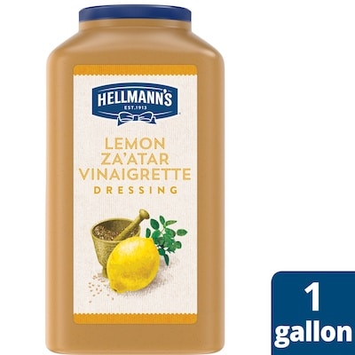 Hellmann's® Lemon Za'atar Salad Dressing 4 x 1 gal - I’m constantly looking for new flavor combinations like the Hellmann's® Lemon Za'atar Salad Dressing (4 x 1 gal) to keep my salads fresh and exciting.