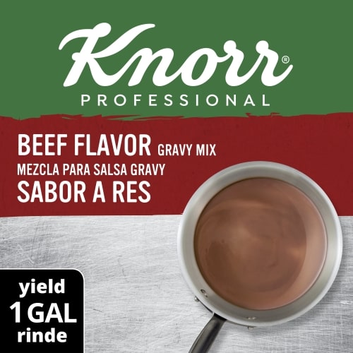 Knorr® Professional Beef Gravy 6 x 12.66 oz - Knorr® Beef Gravy delivers superior quality, balanced meat flavor, and performance you can rely on.