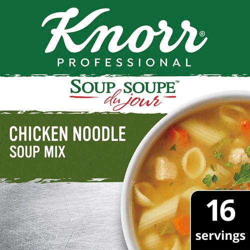 Knorr® Professional Soup du Jour Mix Chicken Noodle 4 x 13.3 oz - 