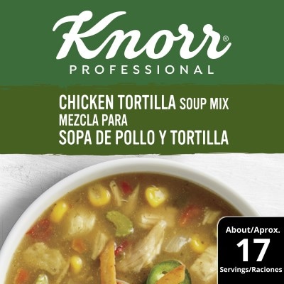 Knorr® Professional Soup du Jour Mix Chicken Tortilla 4 x 14.4 oz - 