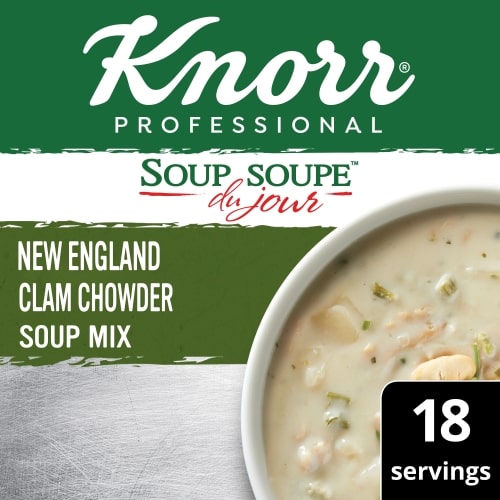 Knorr® Professional Soup du Jour Mix New England Clam Chowder 4x 27 oz - 