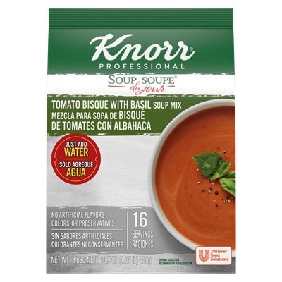 Knorr® Soup Du Jour Tomato Basil Bisque 4 x 16.9 oz - 