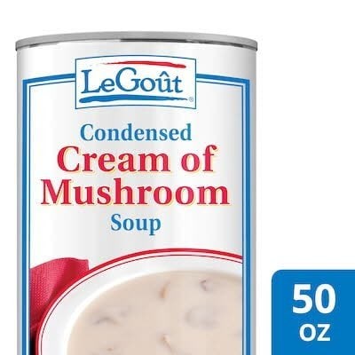 LeGout® Cream of Mushroom Canned Soup 12 x 50 oz - 