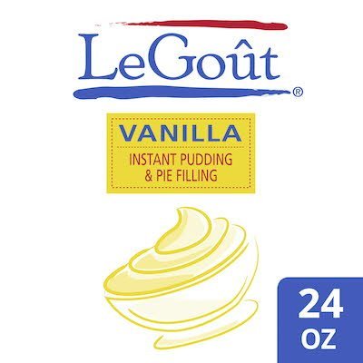 LeGout® Instant Vanilla Cream Pudding & Pie Filling 12 x 24 oz - 