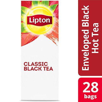 Lipton® Hot Tea Classic Black 6 x 28 bags - Lipton varieties such as the Lipton® Hot Tea Classic Black (6 x 28 bags) suit every mood.