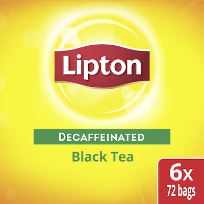 Lipton® Hot Tea Decaffeinated Black 6 x 72 bags - Lipton varieties such as the Lipton® Hot Tea Decaffeinated Black (6 x 72 bags) suit every mood.