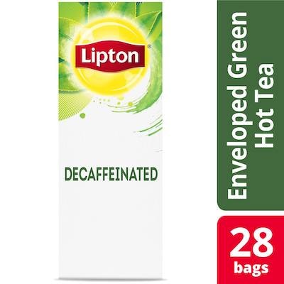 Lipton® Hot Tea Decaffeinated Green 6 x 28 bags - Lipton varieties such as the Lipton® Hot Tea Decaffeinated Green (6 x 28 bags) suit every mood.