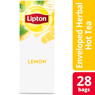 Lipton® Hot Tea Lemon 6 x 28 bags - Lipton varieties such as the Lipton® Hot Tea Lemon (6 x 28 bags) suit every mood.