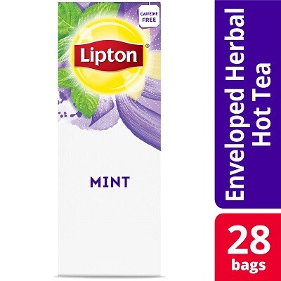 Lipton® Hot Tea Mint 6 x 28 bags - Lipton varieties such as the Lipton® Hot Tea Mint (6 x 28 bags) suit every mood.