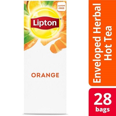 Lipton® Hot Tea Orange 6 x 28 bags - Lipton varieties such as the Lipton® Hot Tea Orange (6 x 28 bags) suit every mood.
