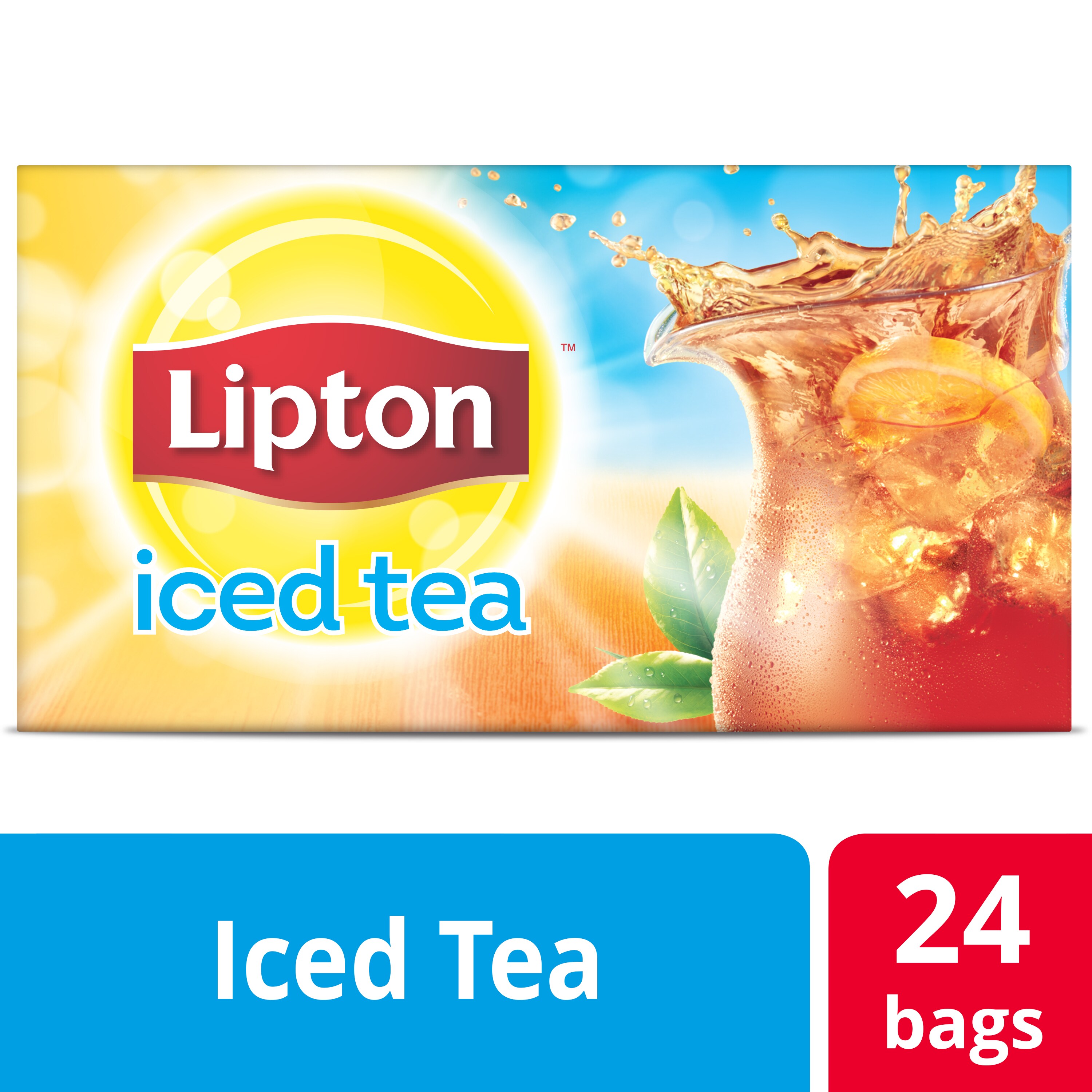 Lipton® Iced Tea Unsweetened Black 4 x 24 bags -