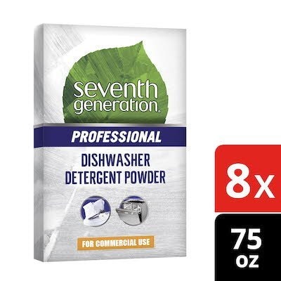 Seventh Generation® Professional Dishwasher Detergent Powder 75 oz x 8 -