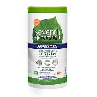 Seventh Generation® Professional Disinfecting Multi Surface Wipes 70 ct x 6 - 