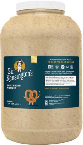 Sir Kensington's Spicy Brown Mustard 4 x 1 gal - 