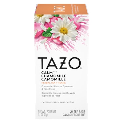 TAZO® Hot Tea Calm Chamomile 6 x 24 bags - We’ve got our own thing brewing the TAZO® Hot Tea Calm Chamomile (6 x 24 bags): dare to be different