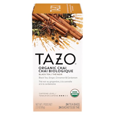 TAZO® Hot Tea Organic Chai 6 x 24 bags - We’ve got our own thing brewing the TAZO® Hot Tea Organic Chai (6 x 24 bags): dare to be different