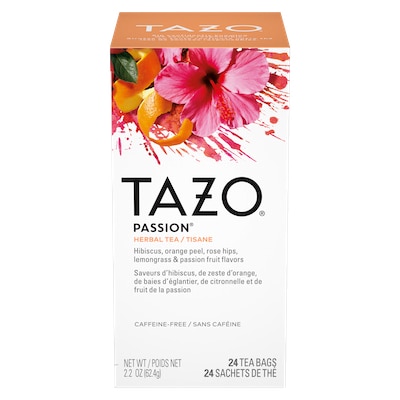 TAZO® Hot Tea Passion 6 x 24 bags - We’ve got our own thing brewing the TAZO® Hot Tea Passion (6 x 24 bags): dare to be different